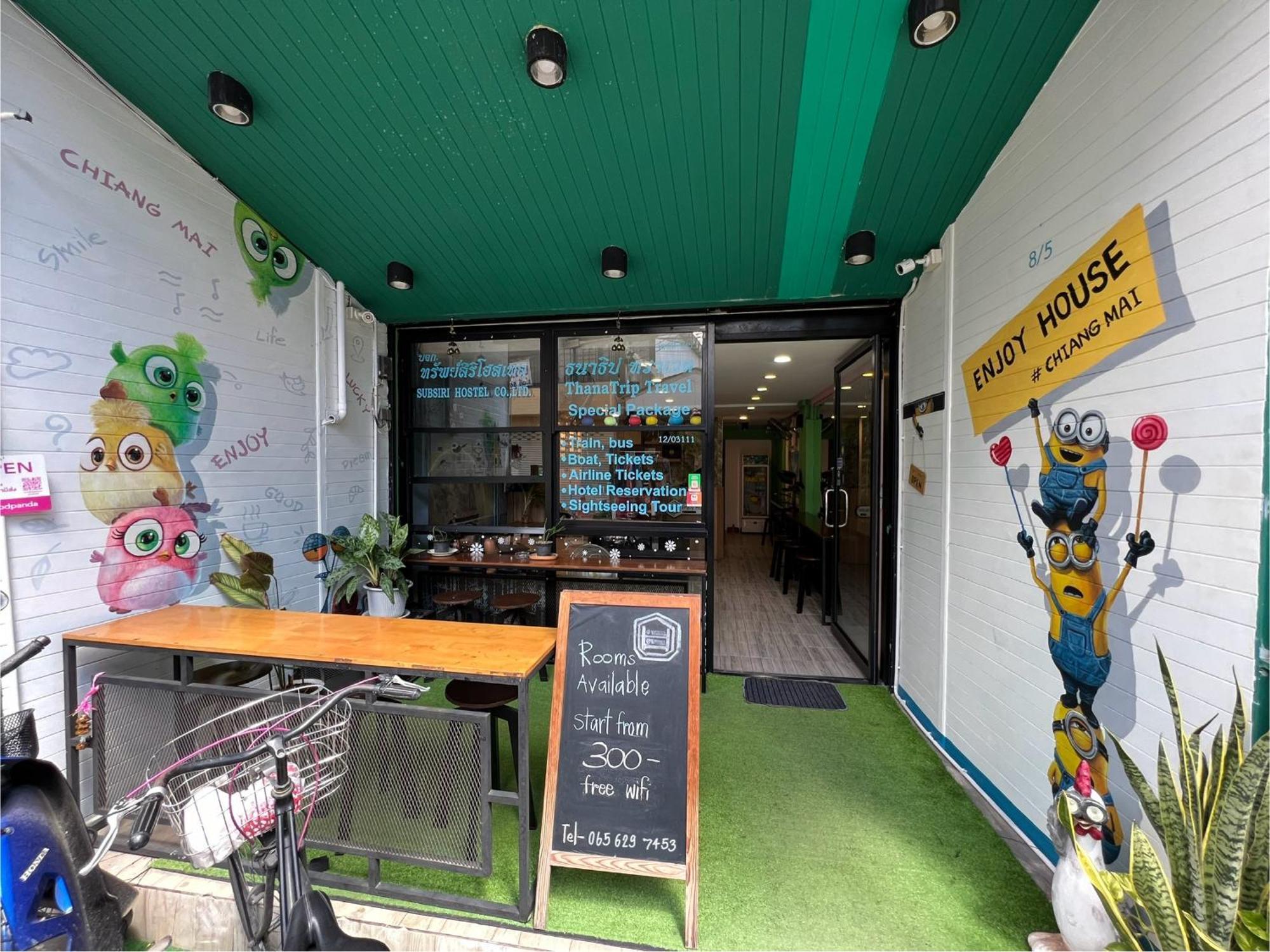 Lazy Gibbon 1 Chiang Mai - Tha Phae Gate Hostel ภายนอก รูปภาพ